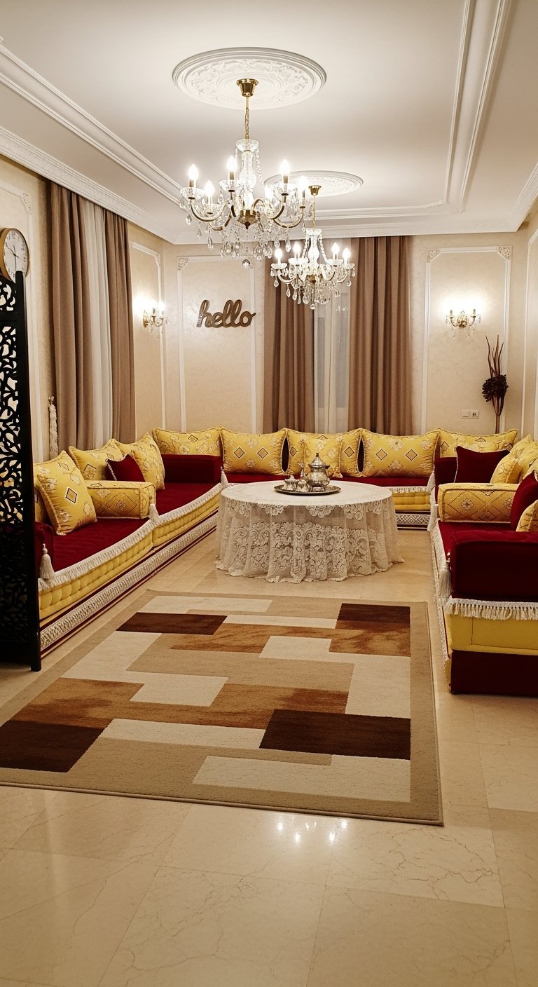 salon algerien rouge or sedari