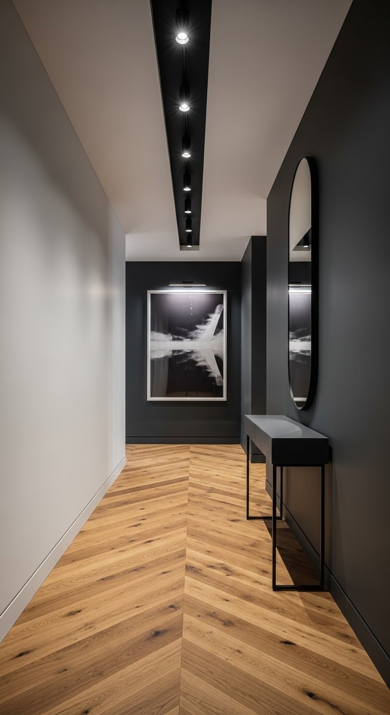 plafond noir moderne