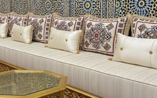 salon algerien zellige mur mosaique