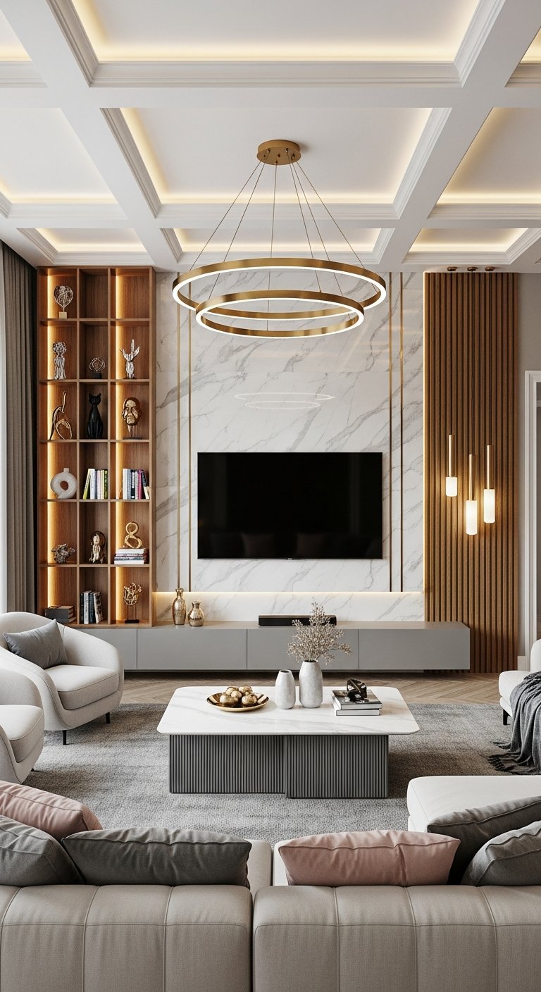 luxe symetrique dore