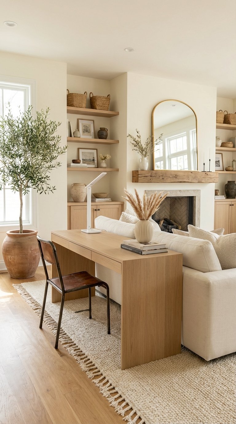 bureau bois organique