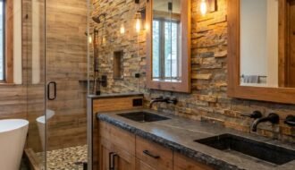 carrelage motif salle de bain