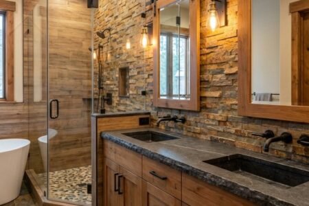 carrelage motif salle de bain