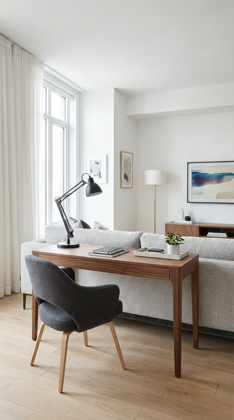 bureau derriere canape