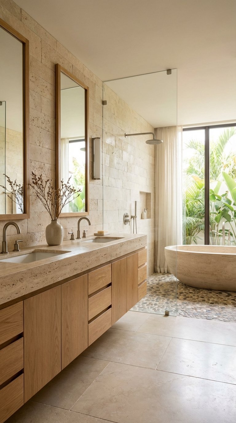 baignoire pierre naturelle zen