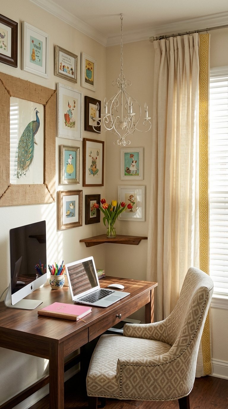 cadre rustique bureau