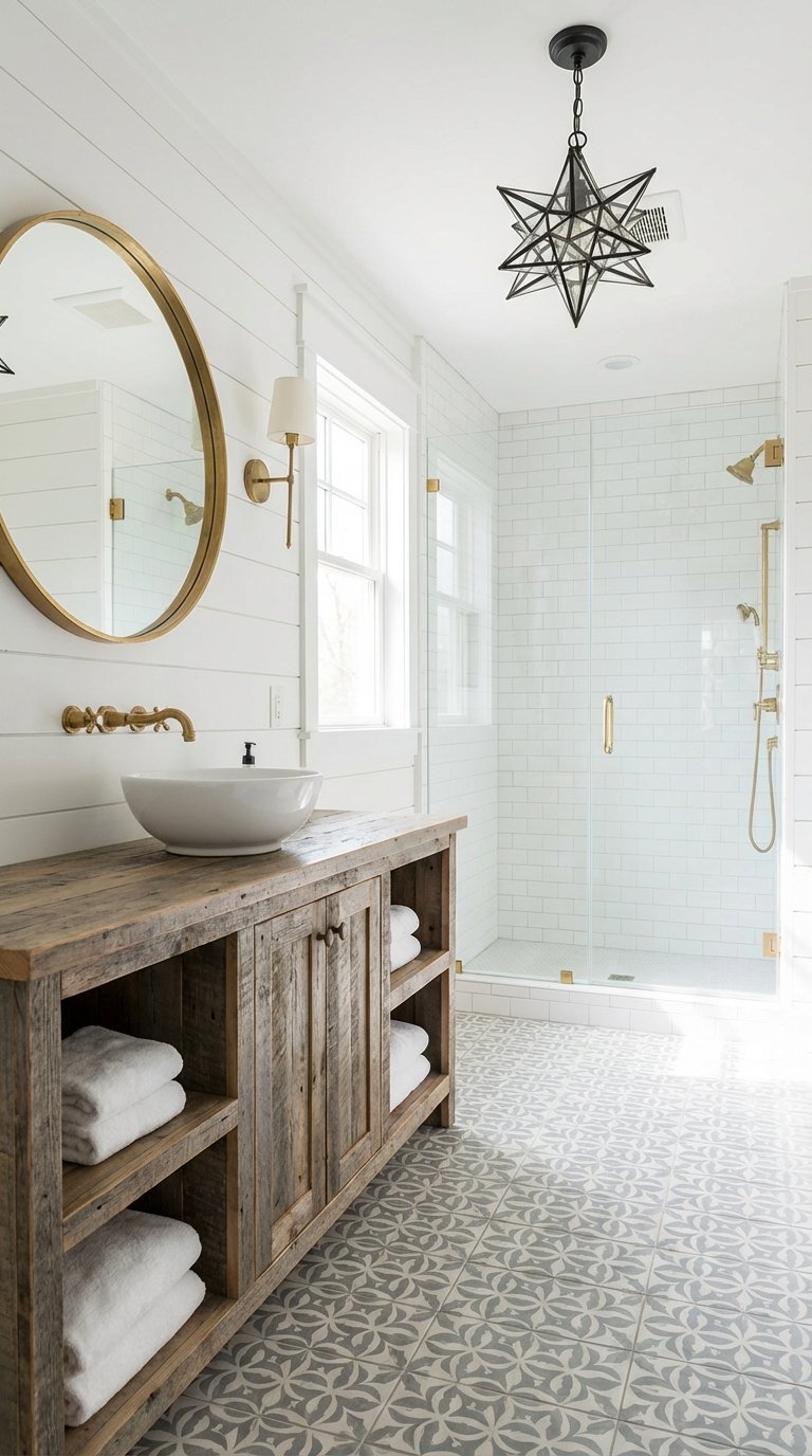 luminaire vintage salle de bain