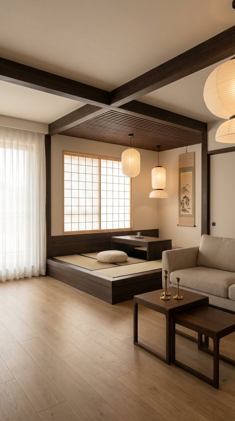 salon feng shui formes courbes