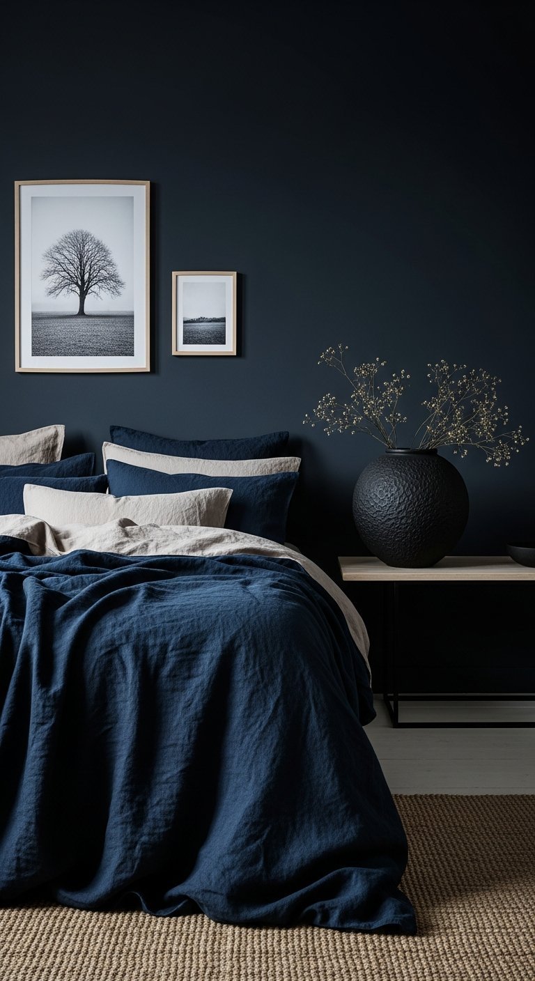 l art du minimalisme bleu