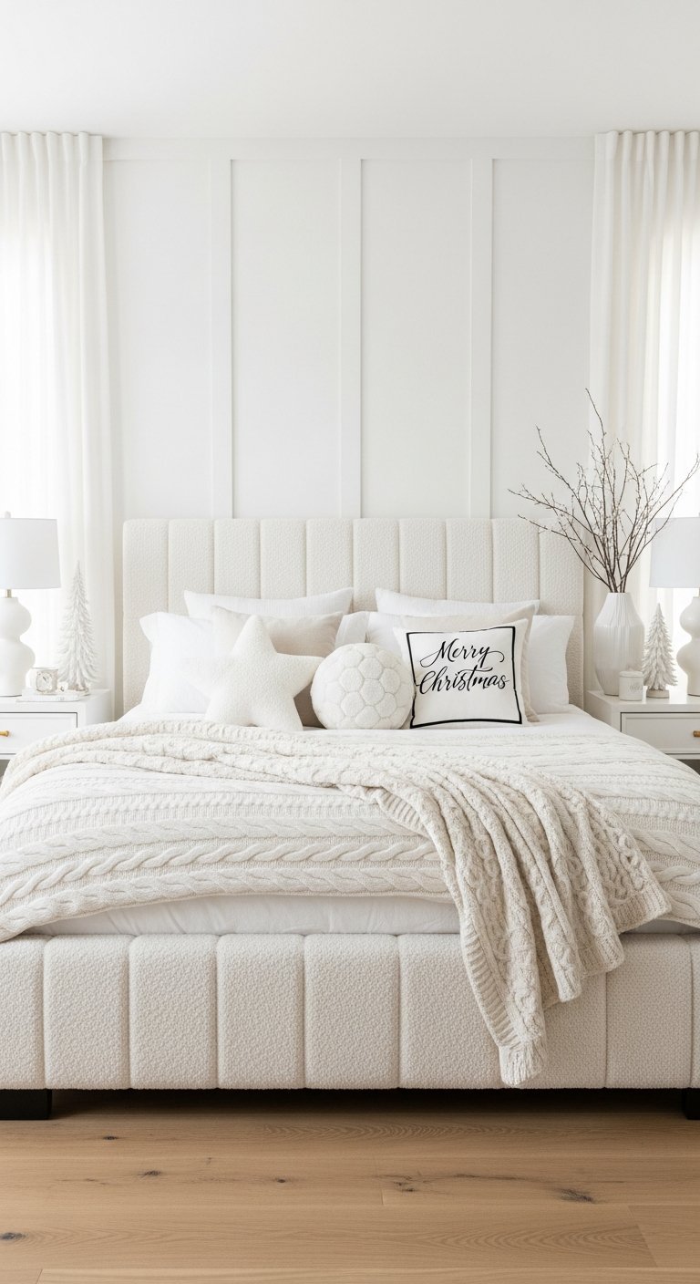 cocon hivernal blanc