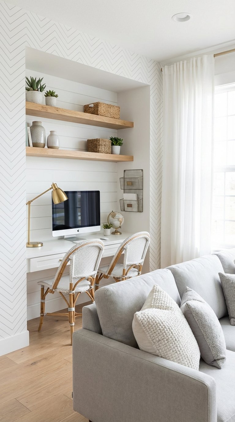 etageres bois bureau