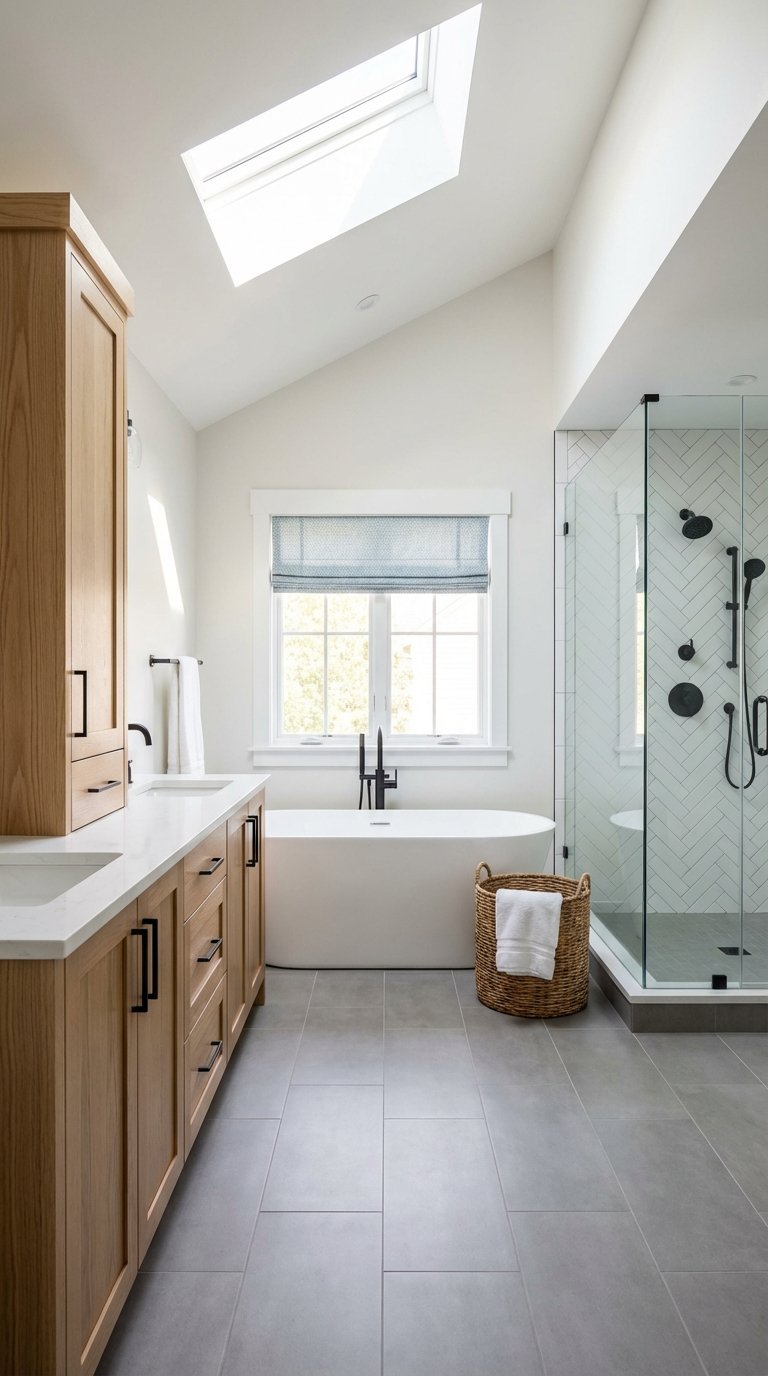 salle de bain lumineuse velux