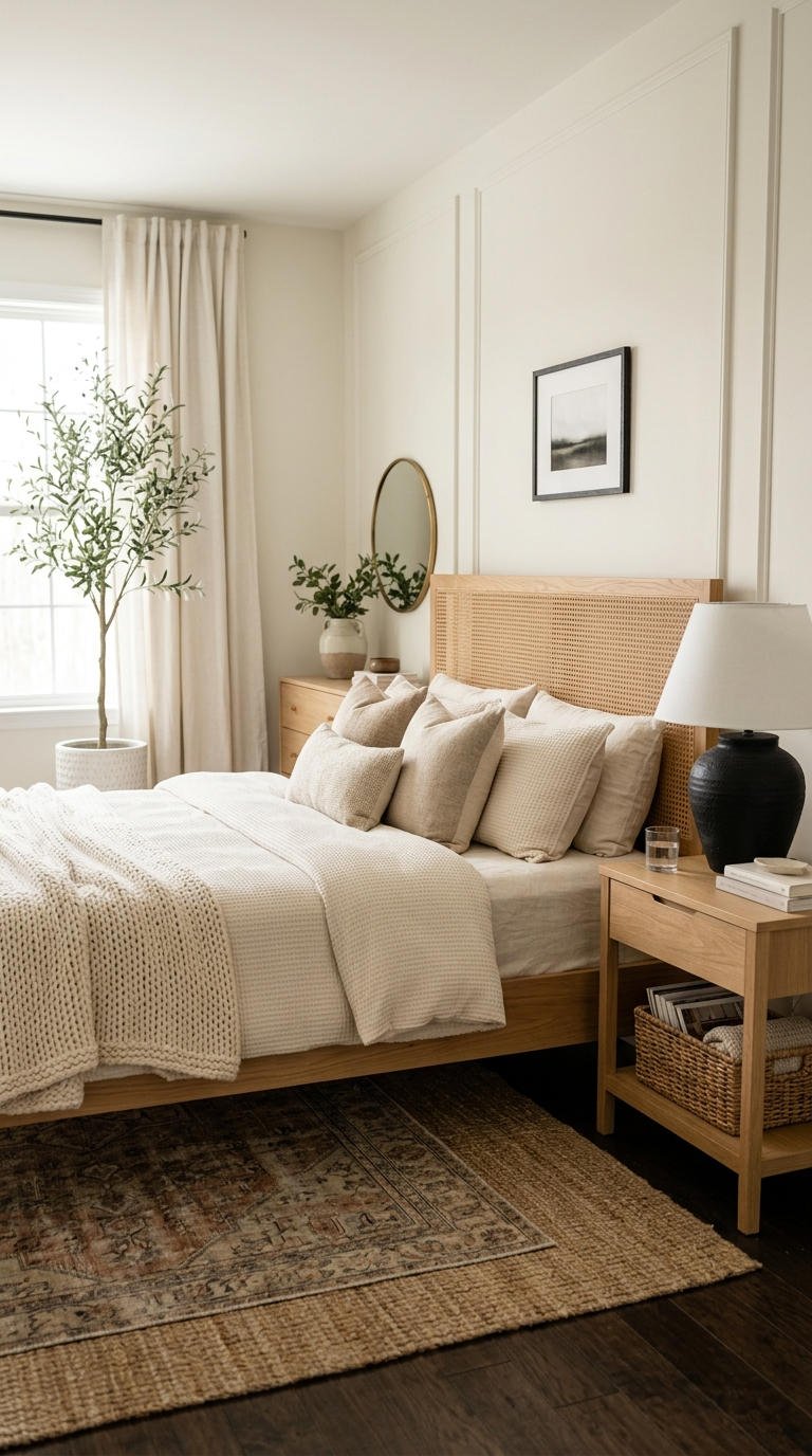 chambre couple nature zen