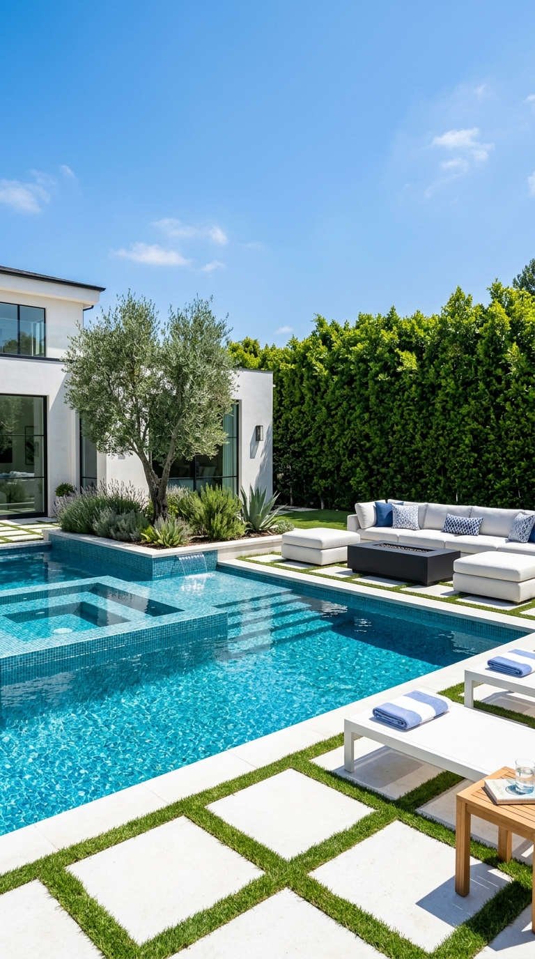 luxe contemporain blanc