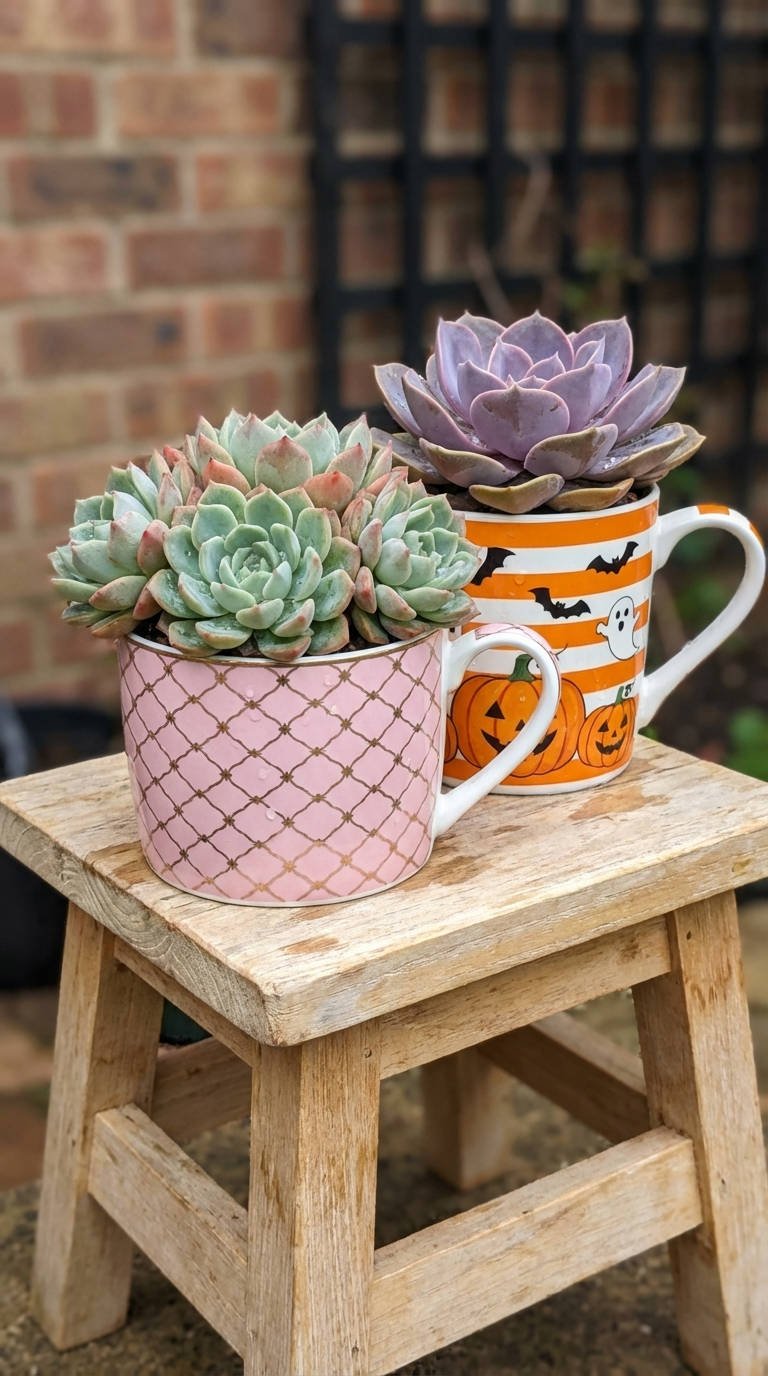 tasses succulentes