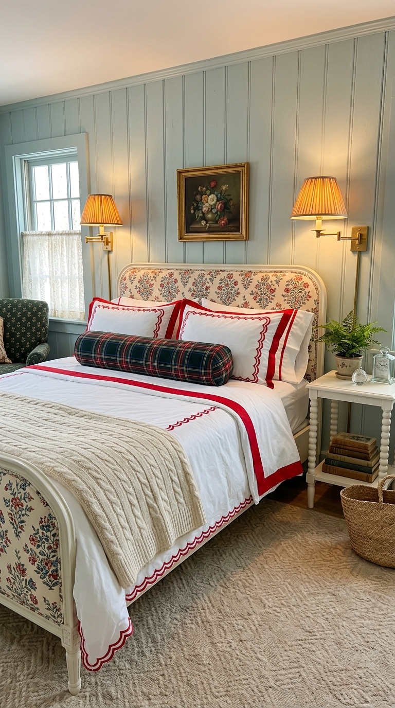 chambre couple campagne chic