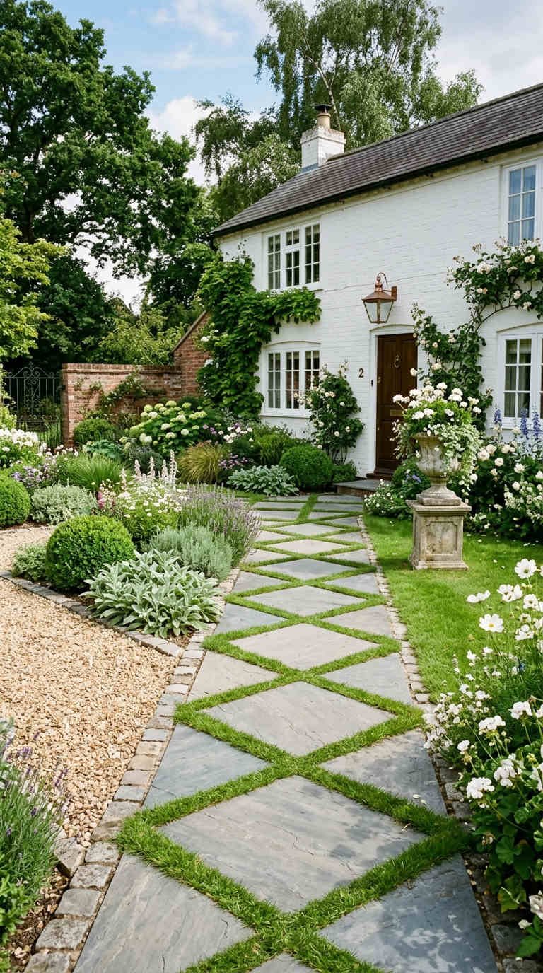 chemin geometrique vert