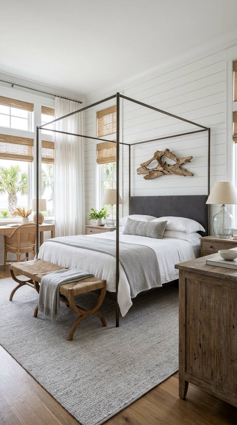 chambre couple bord de mer