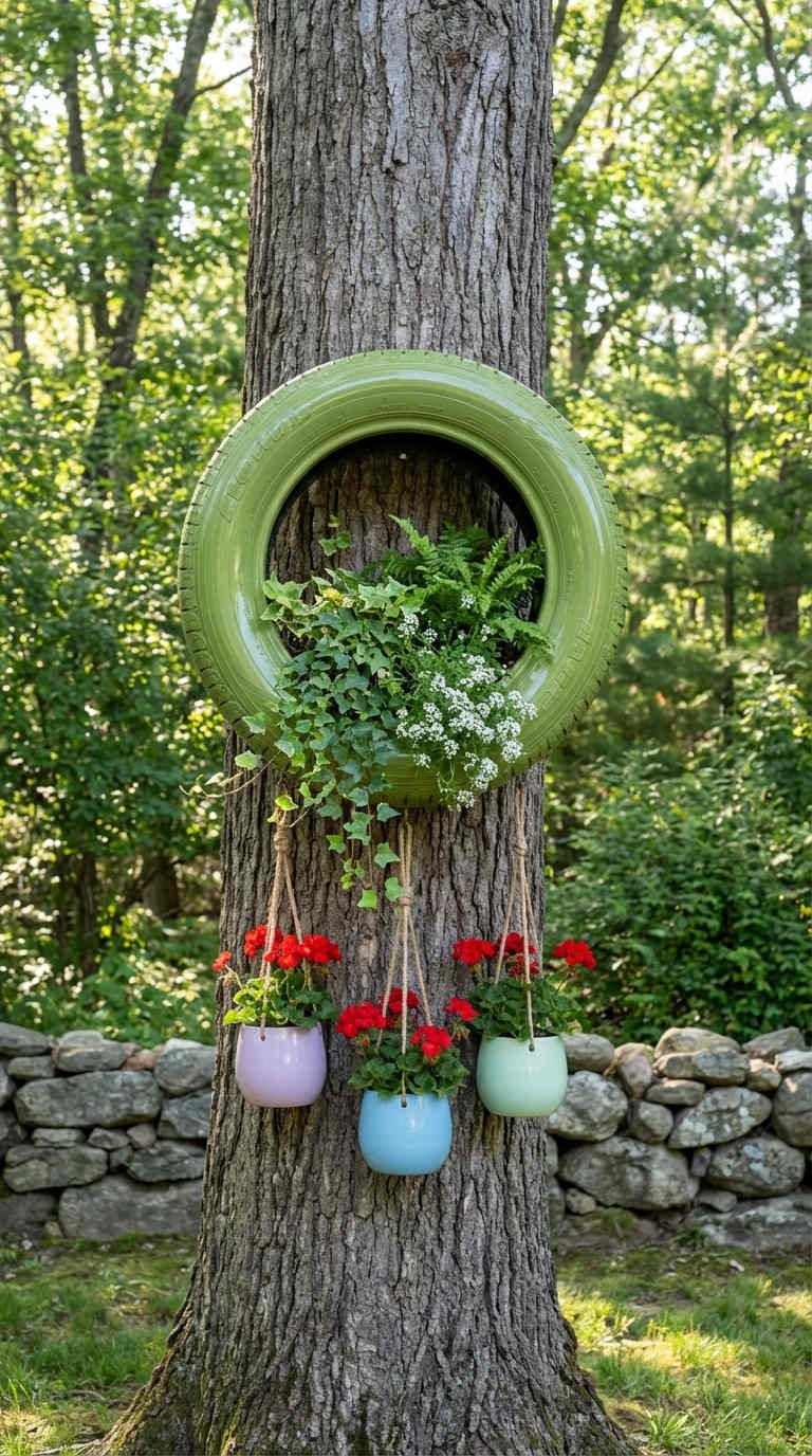 pneu couronne suspendu