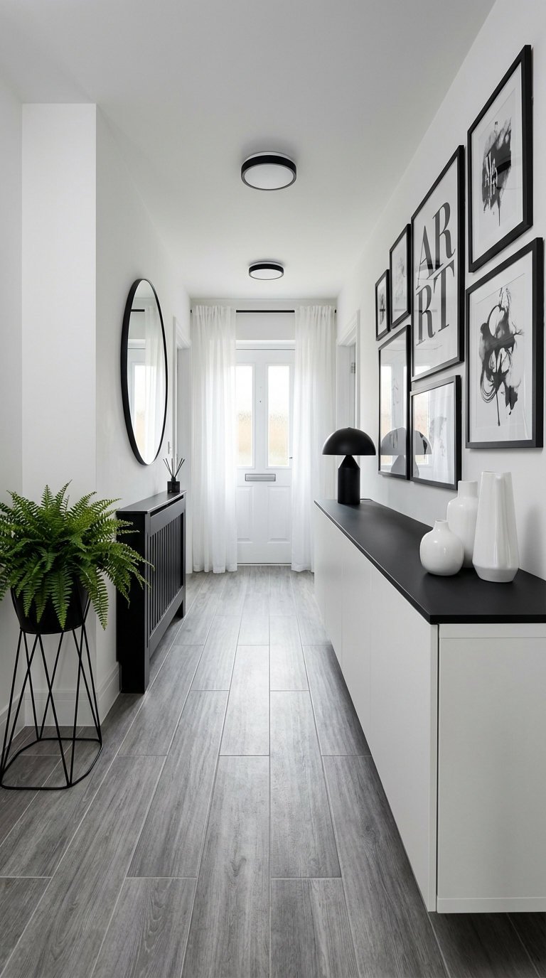 minimalisme noir et blanc