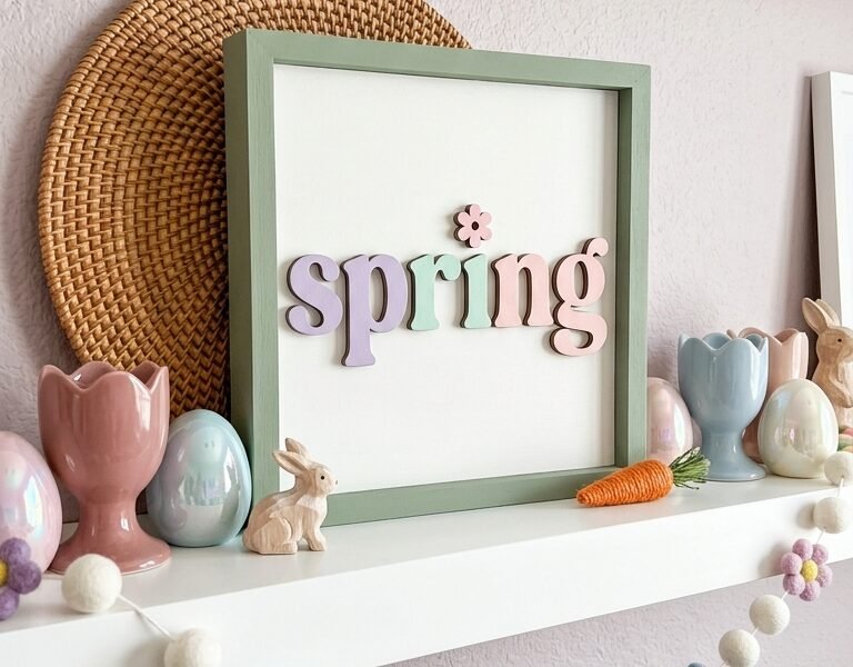 typographie printaniere amusante