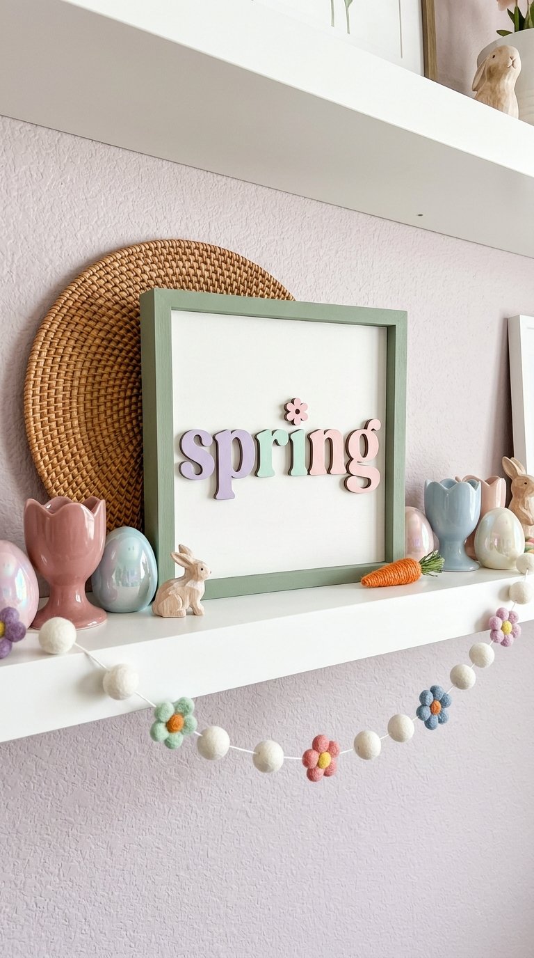 typographie printaniere amusante