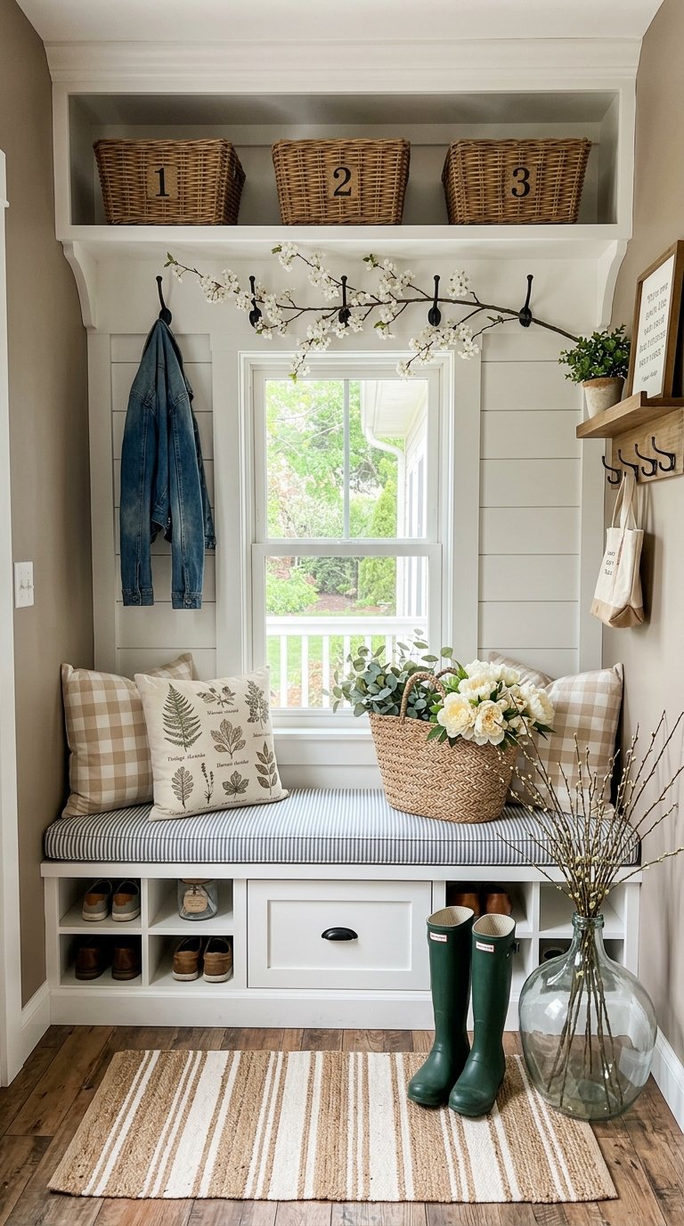 entree chaleureuse et pratique