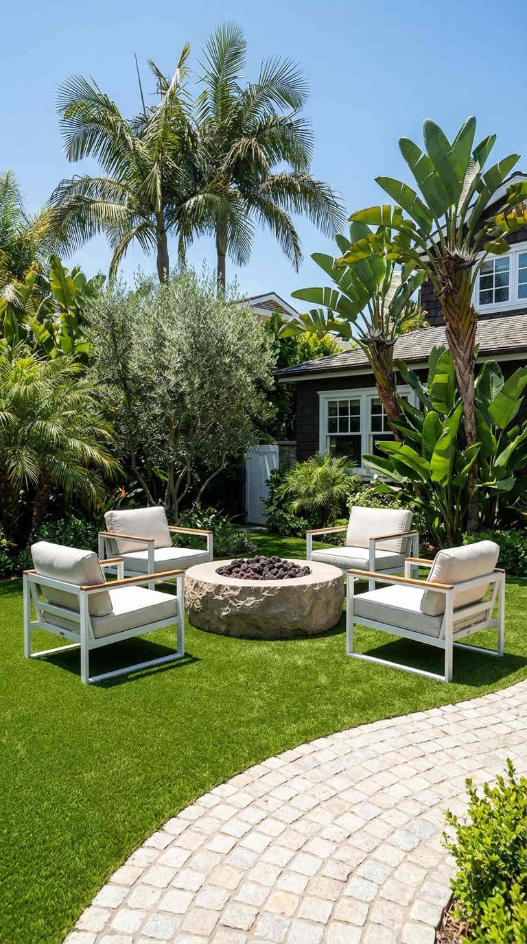 oasis moderne verdoyante