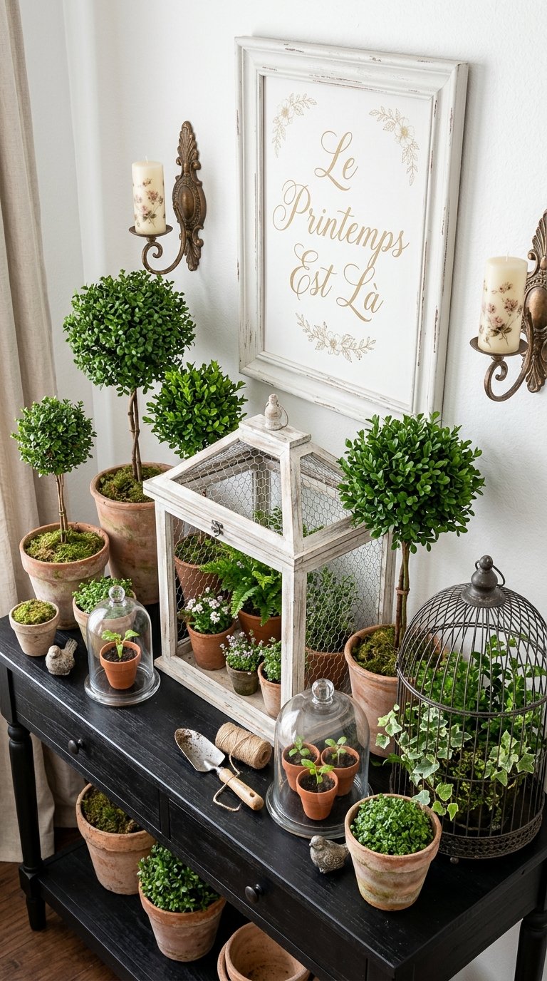 une jolie serre interieure