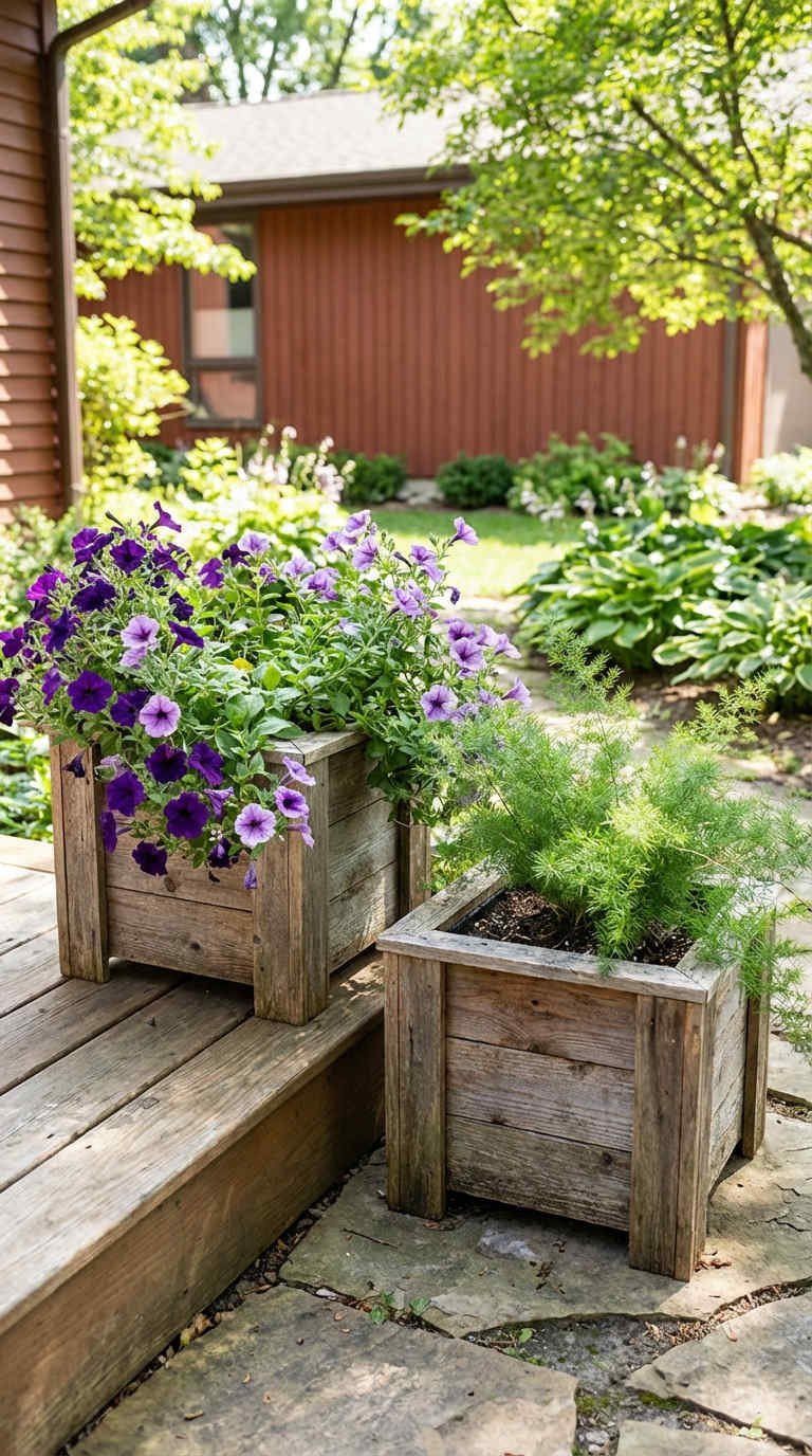 caisses en bois brut