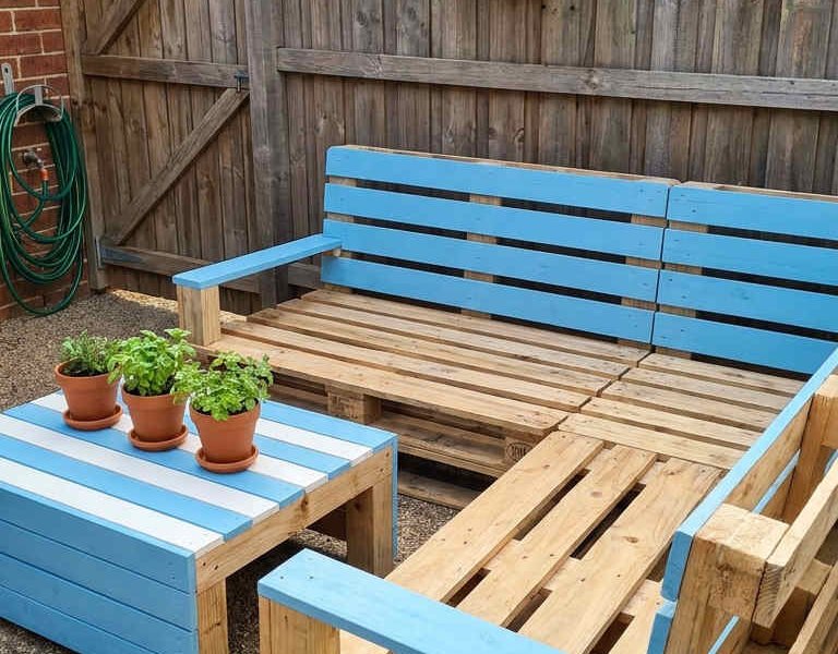 salon palette bleu cour