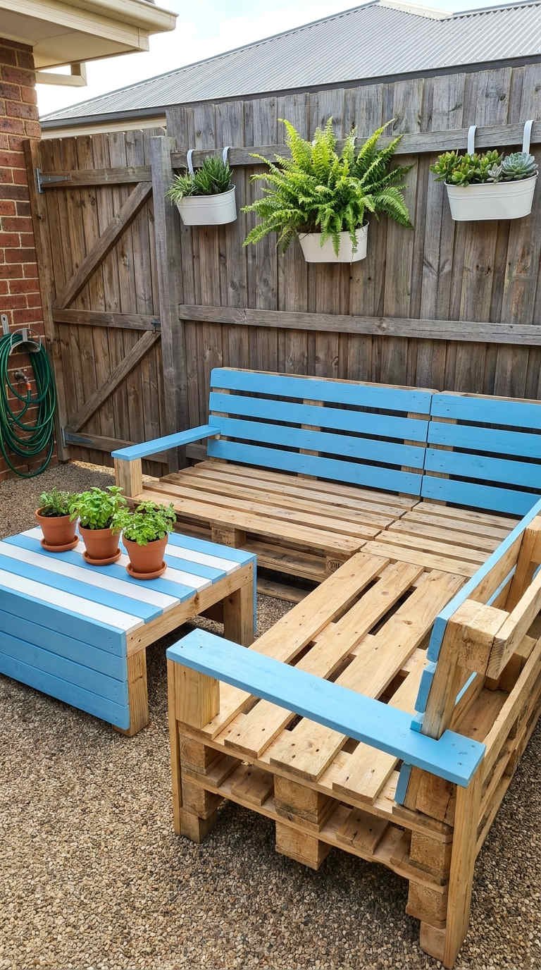 salon palette bleu cour