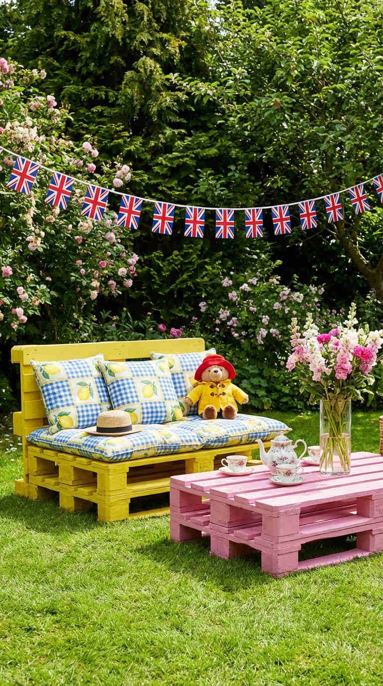 salon palette jaune rose vichy