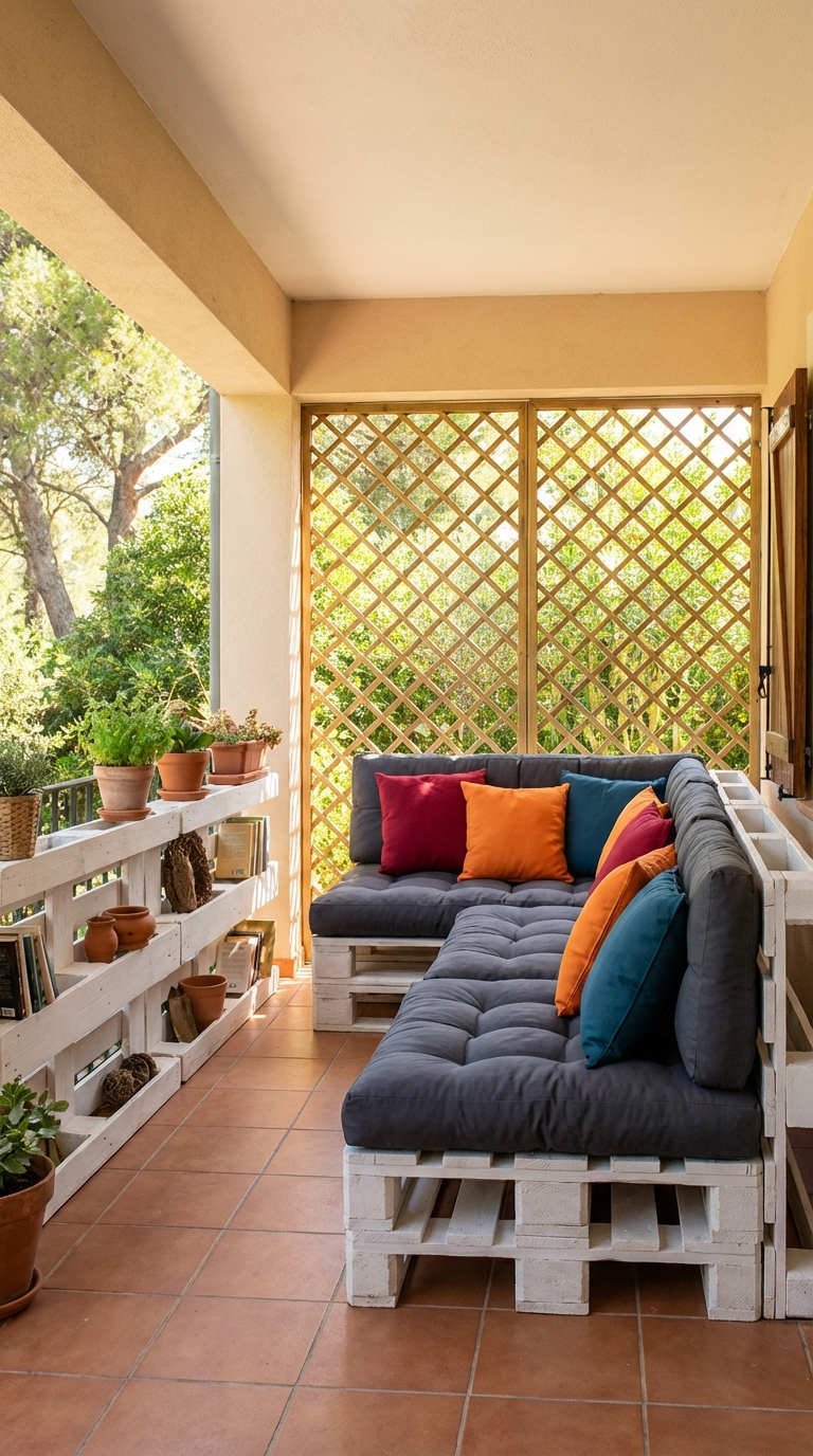 salon palette neutre plantes table basse