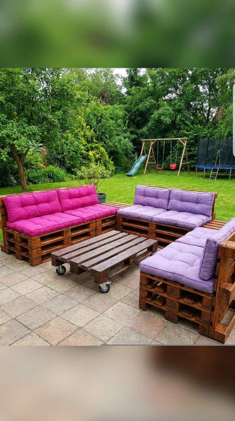 salon palette rose lilas