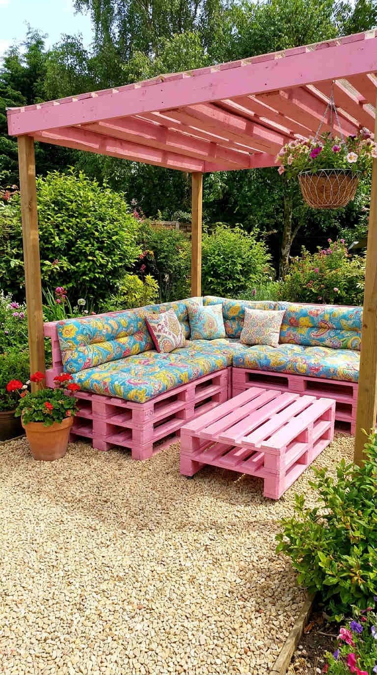 pergola rose salon palette