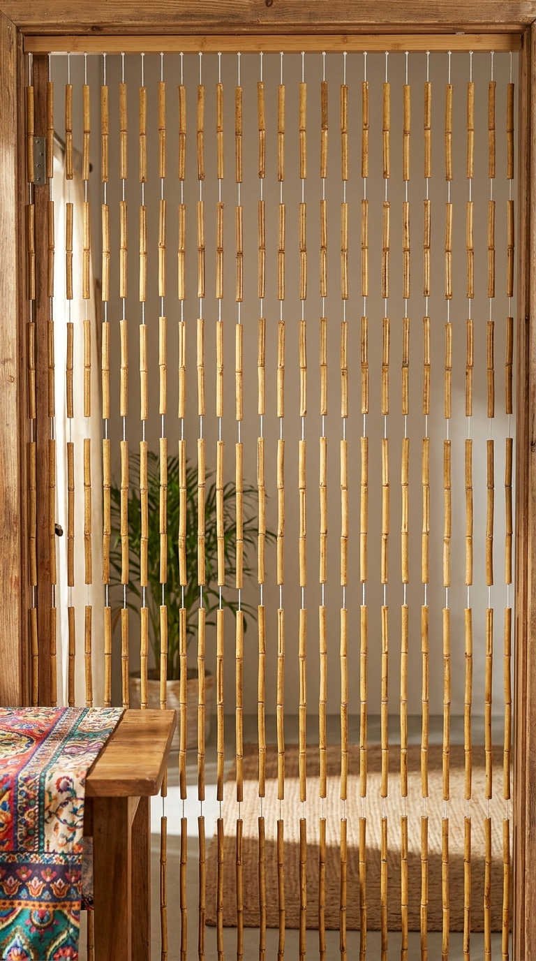 rideau bambou separation legere