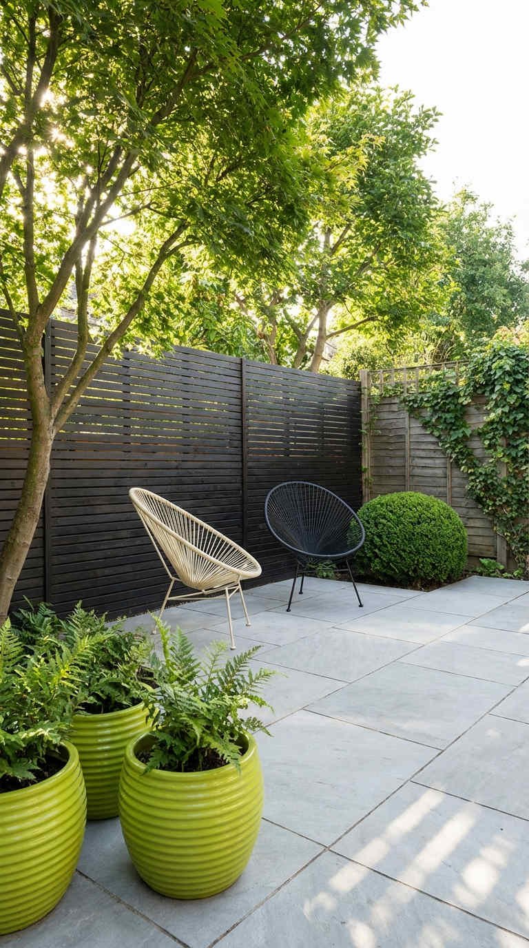 terrasse fauteuils acapulco cloture anthracite