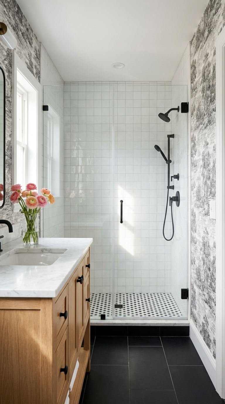 papier peint toile jouy bois