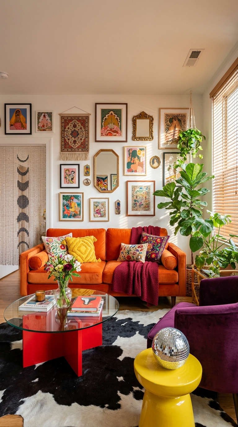 salon boheme orange galerie