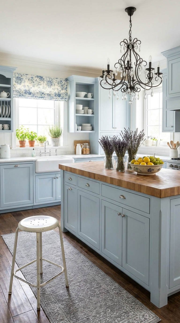 cuisine bleu pale ilot