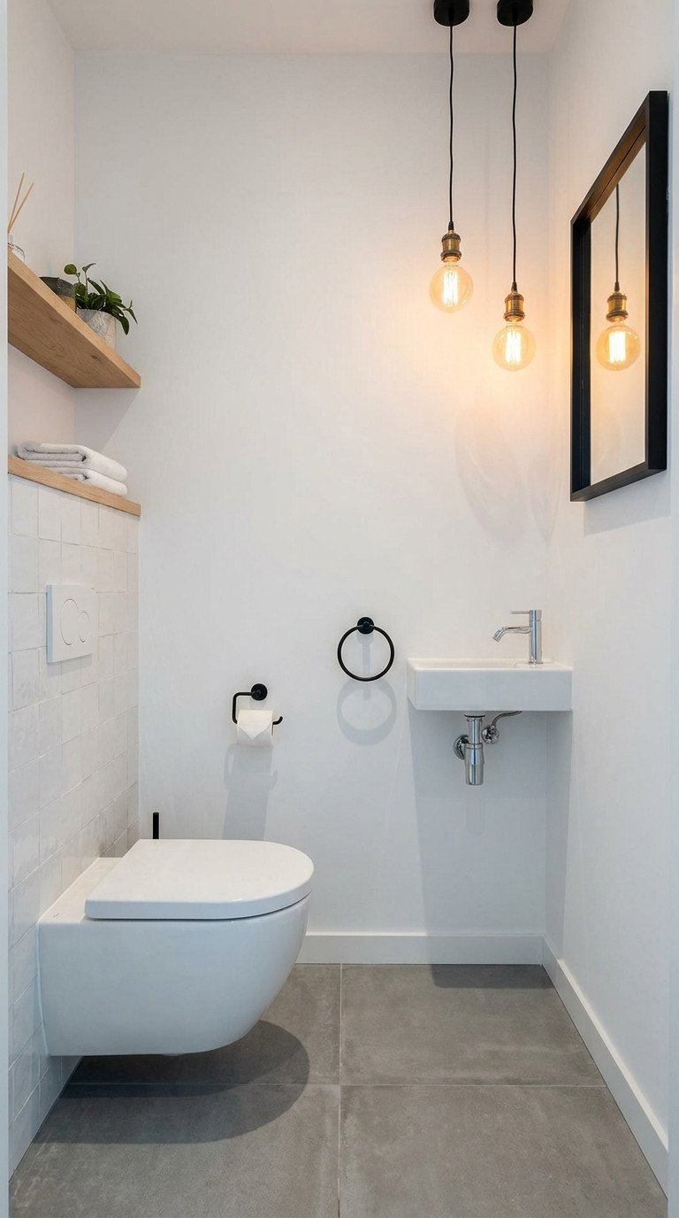 toilettes blanches suspensions industrielles