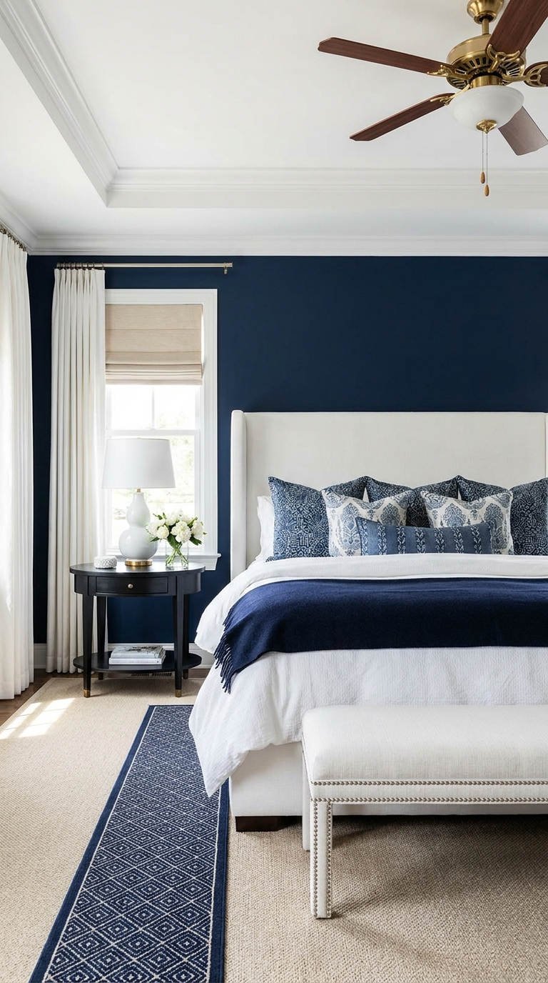 chambre marine classique blanc